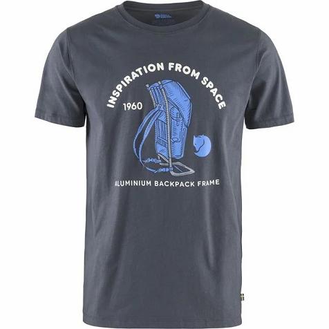 Fjallraven Men Space T-Shirt Navy PH333773 Philippines